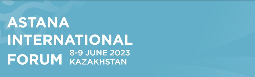 Dr. Glenn Agung Hole at Astana International Forum and Astana Finance Days 2023, Kazakhstan