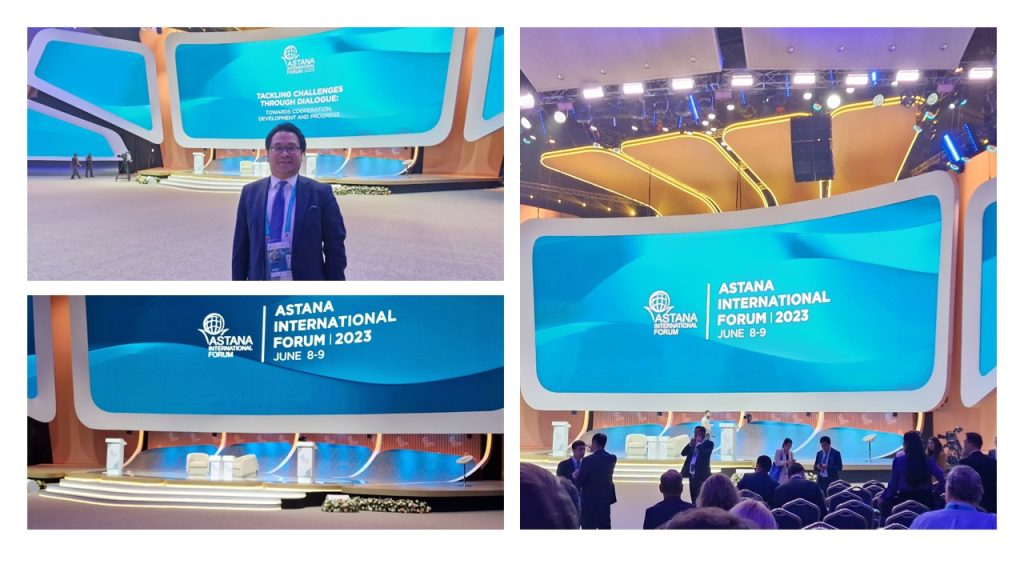 Dr. Glenn Agung Hole at Astana International Forum and Astana Finance Days 2023, Kazakhstan